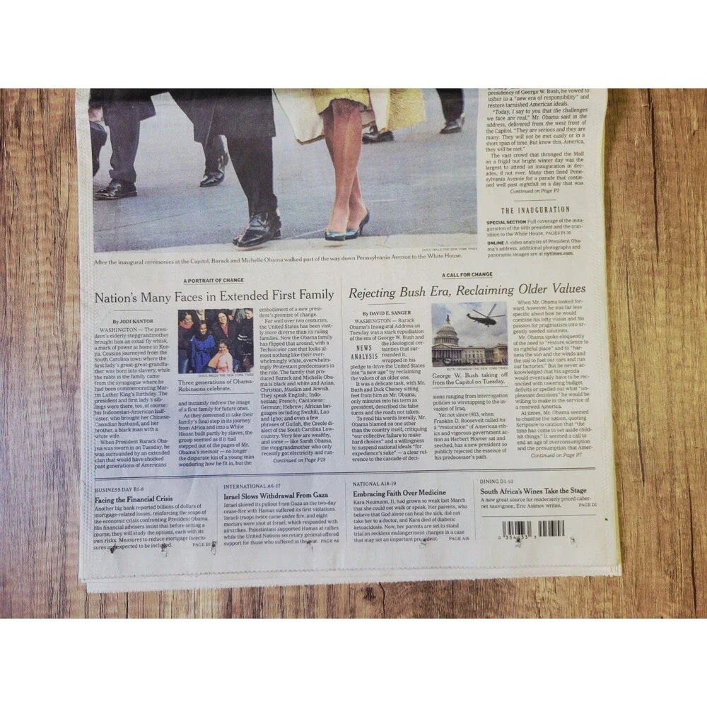 2009 Jan 21: President OBAMA Inauguration Day Special - NY Times New York